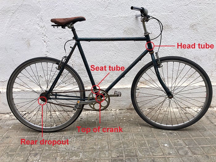 How do I identify my bike frame?