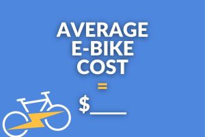 What is the average price for an e bike?